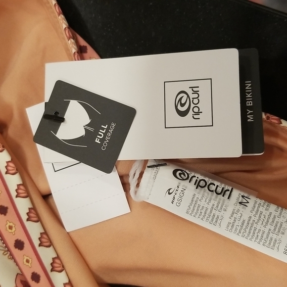 💕RIP CURL💕 Desert Dawn Bikini Banded Triangle Top + High Waisted Bottom M NWT - Picture 4 of 16